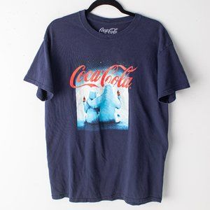 Coca-Cola Polar Bear‎ Short Sleeve T-Shirt Large
